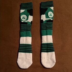 Fanatics Green and White Celtics Athletic Socks